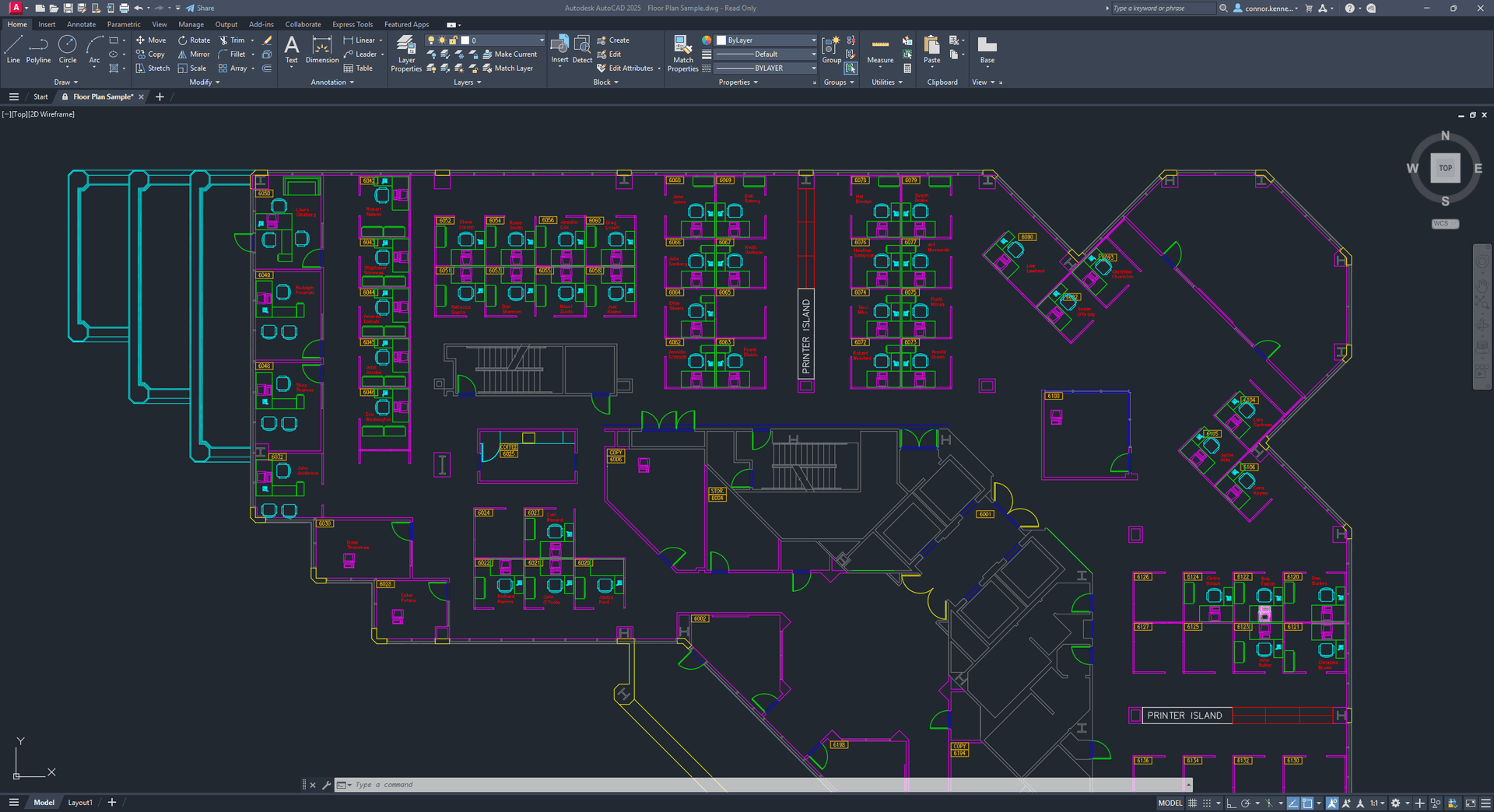 CAD Floorplan